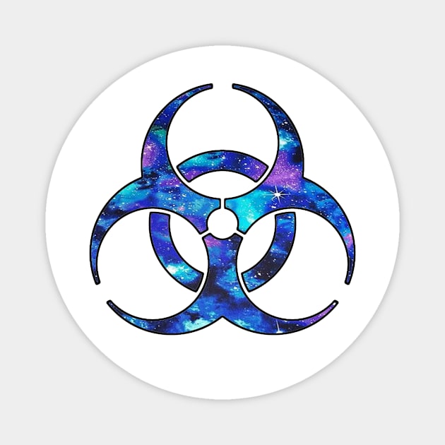 Galactic Biohazard Magnet by ARTWORKandBEYOND